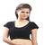 Black Cap Sleeve U-Neck Cotton Lycra Velvet stretchable Readymade saree Blouse