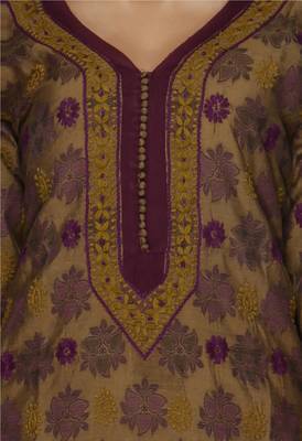 Green embroidered chanderi kurtas-and-kurtis 4