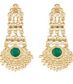 Gold cubic zirconia earrings