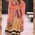 Malaika Arora Khan Bollywood Replica Designer Purple, Peach & Pink Heavy Wedding Lehenga