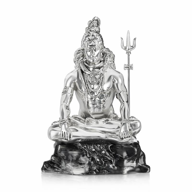 The Meditating Muse Shiva Idol for Home decor || God's Idol || home decor shiva idol