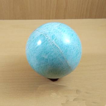 Amazonite Gem Sphere Wt. - 150-250gm  Chakra Balancing Reiki And Aura Cleansing 2