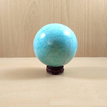 Amazonite Gem Sphere Wt. - 150-250gm  Chakra Balancing Reiki And Aura Cleansing 3