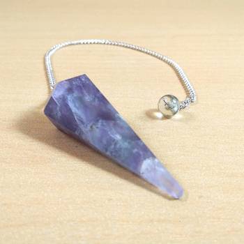Amethyst Gem Dowsing Pendulum Chakra & Reiki  Dowser Dowser Spiritual divination 1