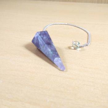 Amethyst Gem Dowsing Pendulum Chakra & Reiki  Dowser Dowser Spiritual divination 4