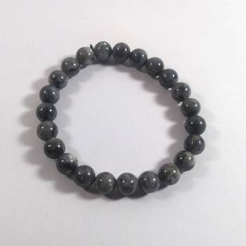 Black Labradorite Bead Bracelet Size 8MM Unisex Bracelet Chakra Balancing 3