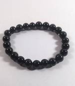 Black Obsidian Bead Bracelet Size 8MM Unisex Bracelet Chakra Balancing