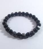 Black Onyx Beads Bracelet Size 8MM Unisex Bracelet Chakra Balancing feng Shui Items