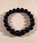 Black Tourmaline Bead Bracelet Size-10mm Gem Bracelet Bracelet Reiki Bracelet