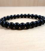 Black Tourmaline Bracelet Size 8MM Black Tourmaline 6mm Stretch Bead Bracelet Meditation Bracelet
