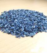 Blue Sapphire Granules Natural  Chips Wt. - 100Gms Chakra  Meditation