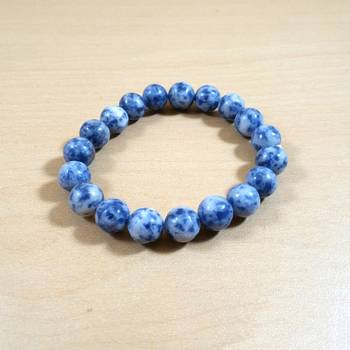 Blue Sodalite Bead Bracelet Size 8MM  Jewelry Chakra  Meditation  Yoga 1