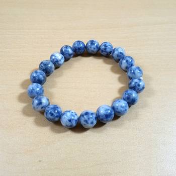 Blue Sodalite Bead Bracelet Size 8MM  Jewelry Chakra  Meditation  Yoga 3