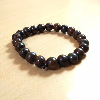 Bronzite Bead Bracelet Size 8MM Unisex Bracelet Chakra Balancing  Chakra Gem 3