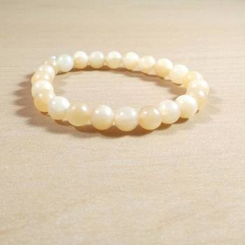 Calcite Bead Bracelet Size 8MM  Jewelry Unisex Bracelet   Balancing Bracelet 3