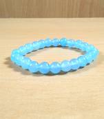 Chalcedony Bead Bracelet Size 8MM Unisex Bracelet Chakra Balancing Chakra Gem