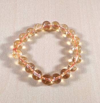 Citrine Bead Bracelet Bead Size-10mm Gem Bracelet Bracelet Reiki Bracelet 1