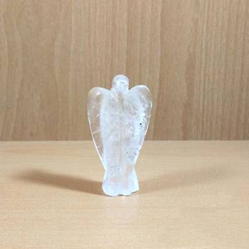 Clear Quartz Gem Angel Size - 3 Inch Natural Gem Chakra  Aura Cleansing 3