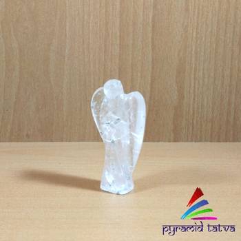 Clear Quartz Gem Angel Size - 3 Inch Natural Gem Chakra  Aura Cleansing 4