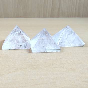 Clear Quartz Gem Pyramid Size 2-3 Inch Chakra Balancing Reiki 1