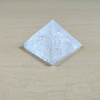 Clear Quartz Gem Pyramid Size 2-3 Inch Chakra Balancing Reiki 3