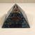 Golden Pyrite Orgonite Pyramid Size - 3-3.5Inch Chakra & Reiki  Aura Cleansing