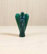 Green Aventurine Gem Angel Size - 2 Inch Natural Gem Chakra  Aura Cleansing