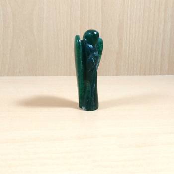 Green Jade Gem Angel Size - 2 Inch Natural Gem Chakra  Aura Cleansing 3