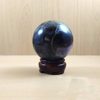 Indian Amethyst Gem Sphere Wt. - 150-250gm  Chakra Balancing Reiki And Aura Cleansing 1