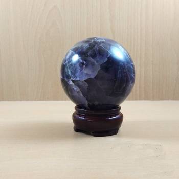 Indian Amethyst Gem Sphere Wt. - 150-250gm  Chakra Balancing Reiki And Aura Cleansing 4