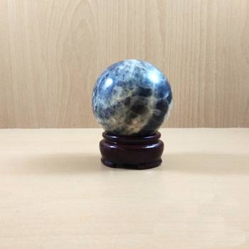 Iolite Gem Sphere Wt. - 150-250gm  Chakra Balancing Reiki And Aura Cleansing 1