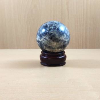Iolite Gem Sphere Wt. - 150-250gm  Chakra Balancing Reiki And Aura Cleansing 2