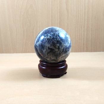 Iolite Gem Sphere Wt. - 150-250gm  Chakra Balancing Reiki And Aura Cleansing 4