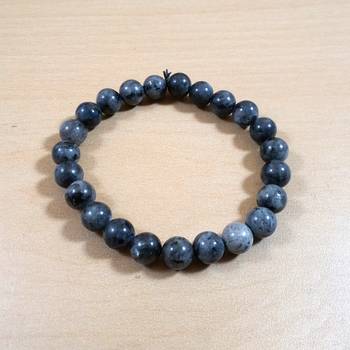 Labradorite Bead Bracelet Size 8MM Unisex Bracelet Chakra Balancing Meaning Power 4