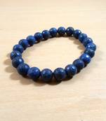Lapis Lazuli Diamond Cut Bead Bracelet Size 8MM Unisex Bracelet Chakra Balancing
