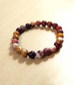 Mookaite Jasper Bead Bracelet Size 8MM Unisex Bracelet Chakra Balancing