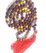 Mookaite Jasper Natural Mala Bead Size - 8MM Chakra Balancing Reiki  Aura Cleansing