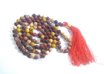 Mookaite Jasper Natural Mala Bead Size - 8MM Chakra Balancing Reiki  Aura Cleansing 3