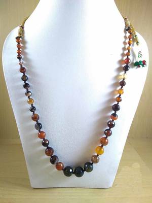 Multi Onyx Mala Necklace Boho Beaded Necklace Faceted Onyx Necklace Fancy Necklace Raw! 1