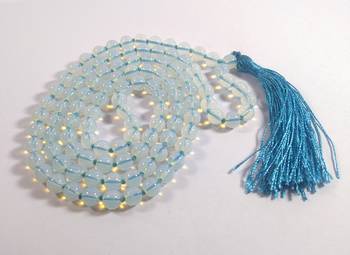Opalite Mala Bead Size - 8mm Chakra Balancing Reiki  Aura Cleansing 3