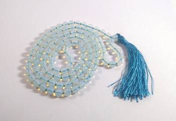 Opalite Mala Bead Size - 8mm Chakra Balancing Reiki  Aura Cleansing 4