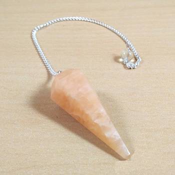 Orange Aventurine Gem Dowsing Pendulum Chakra & Reiki  Dowser Dowser Spiritual divination 3