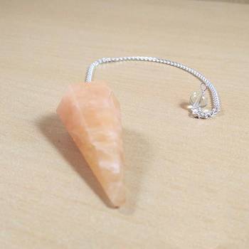 Orange Aventurine Gem Dowsing Pendulum Chakra & Reiki  Dowser Dowser Spiritual divination 4
