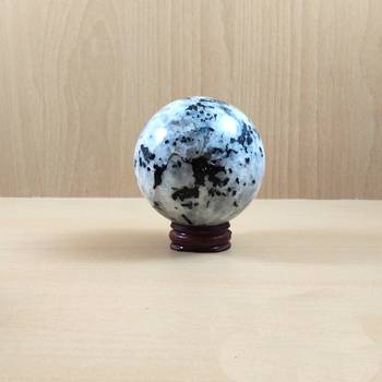 Rainbow Moon Gem Sphere With Fire Wt. - 150-250gm  Chakra Balancing Reiki And Aura Cleansing 3