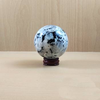 Rainbow Moon Gem Sphere With Fire Wt. - 150-250gm  Chakra Balancing Reiki And Aura Cleansing 4