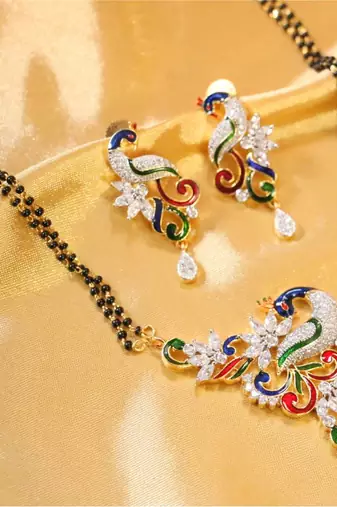 Beautiful Peacock Ad Mangalsutra