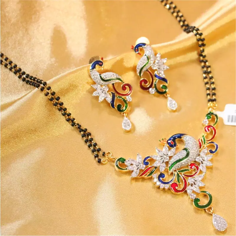 Beautiful Peacock Ad Mangalsutra