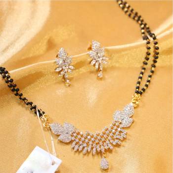 Gorgeous Looking American Diamond Mangal Sutra 1