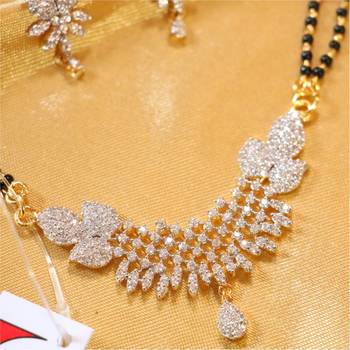 Gorgeous Looking American Diamond Mangal Sutra 2