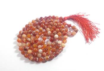 Red Sulemani Natural Mala Bead Size - 8MM Chakra Balancing Reiki  Aura Cleansing 2